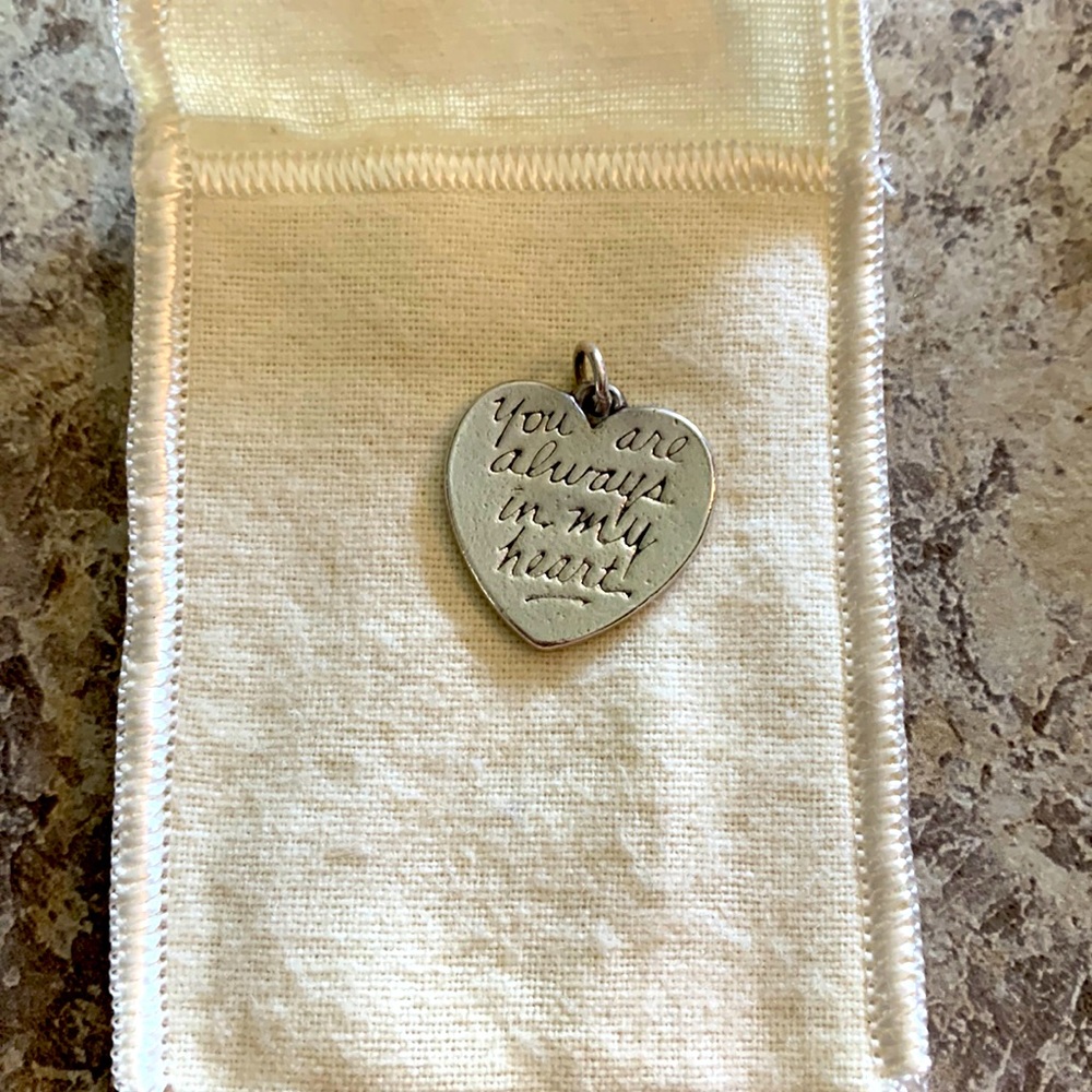 You Are Always in My Heart" Charm